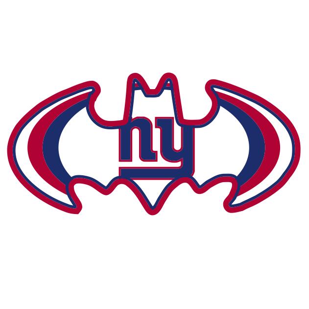New York Giants Batman Logo fabric transfer